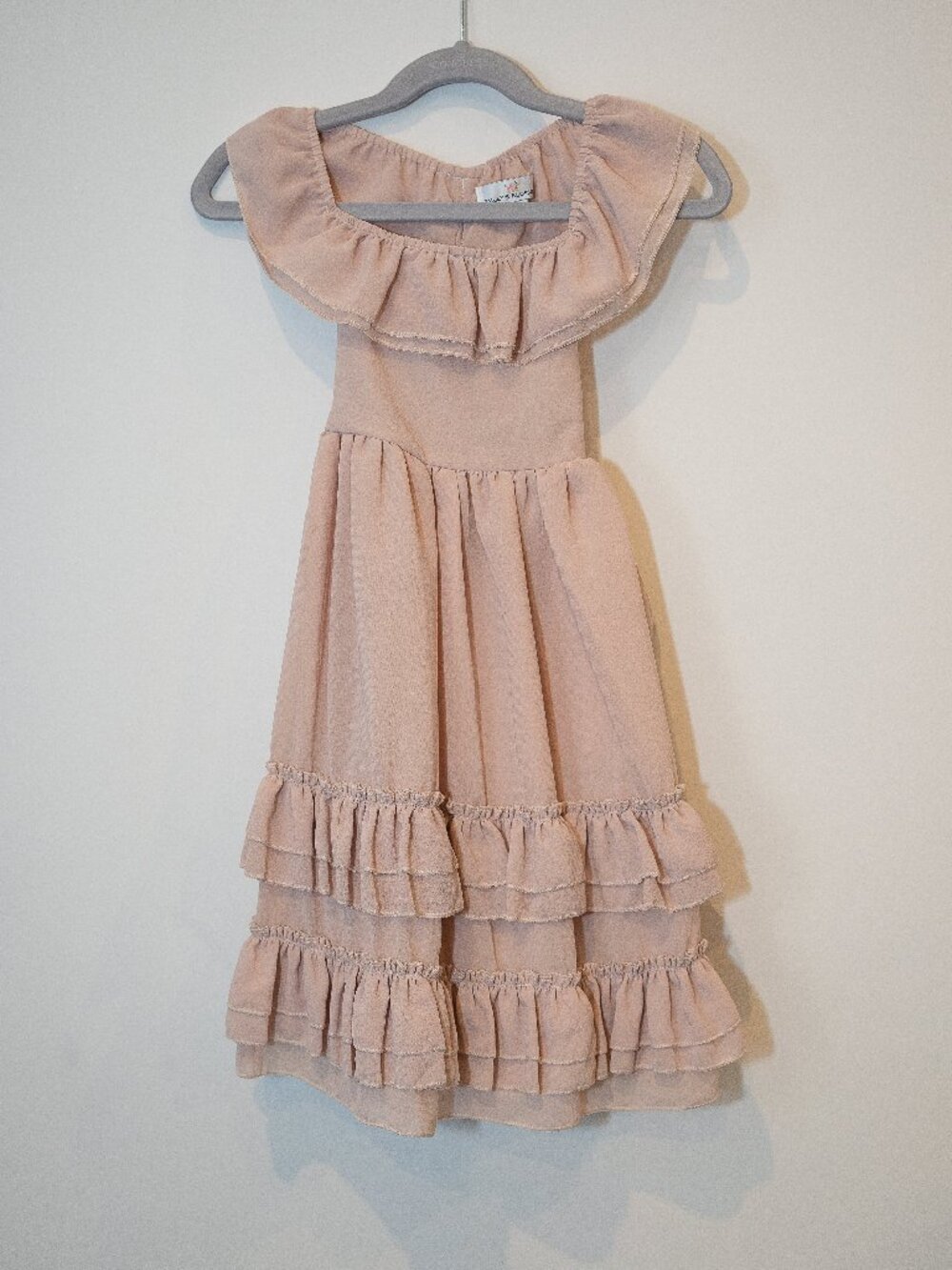 Baileys Blossoms Nellie Dress 5T in Champagne